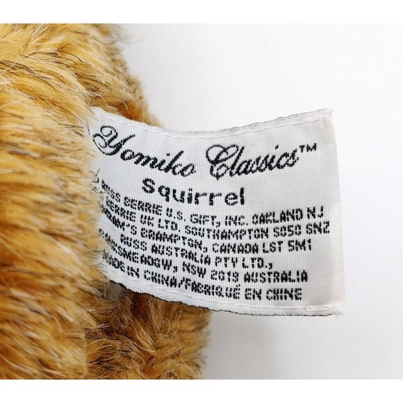 Russ Berrie Yomiko Classics Squirrel Plush Realistic Stuffed Animal Toy 8” - Picture 5 of 5